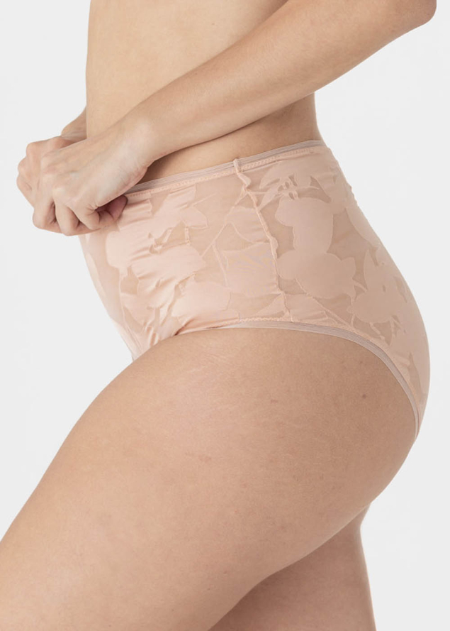 Culotte Taille Haute Maison Lejaby Rose Fum